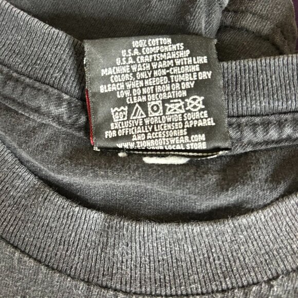 Vintage 90s Y2K Bob Marley Amsterdam 1976 Graphic TShirt 1X Black Reggae Tee - Picture 7 of 7